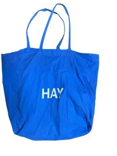 HAY トートバッグ 青色 ロゴ入り