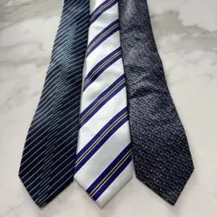 メンズネクタイ3種類セット（新品）