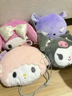 マイメロディ　おそろリボンフェイスポシェット