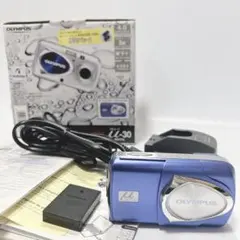 OLYMPUS μ30 DIGITAL シルバー　充電器セット Yahoo!オークション -「μ-30」(家電、AV、カメラ) の落札相場