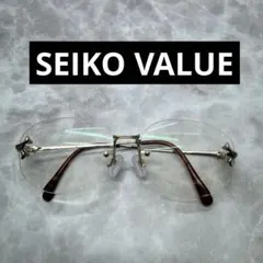 No.1666-メガネ SEIKO【フレームのみ価格】 - メルカリ