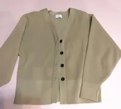 【ほぼ未使用】green label relaxing ベージュ カーディガン