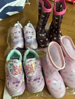 女の子　デリシャスパーティープリキュア　スニーカー　長靴　まとめ売りのサムネイル