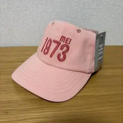 新品タグ付✨️MEI キャップ デニ厶 メンズ レディース ピンク 刺繍