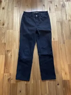 ブラック黒カジュアルストレートパンツ /ウエスト70/ヒップ95美品！