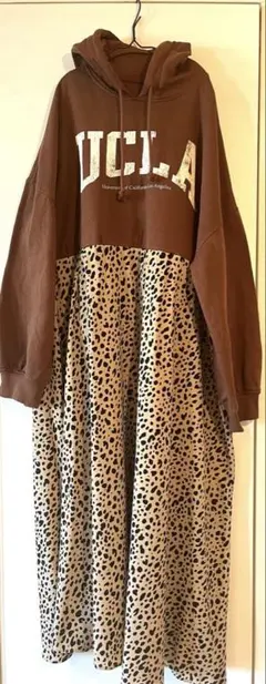 古着　リメイクドッキングワンピース