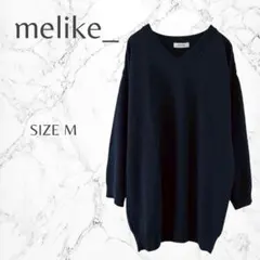 melike_ 五分袖 ぽこぽこ ゆったり 大人カジュアル プルオーバー M