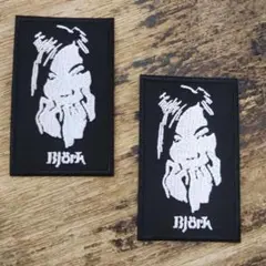 ★ ビョーク　ワッペン2枚セット　mw-161　オルタナ　シュガーキューブス