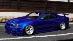 1/24 アオシマ スカイライン r32 bnr32 Gr.A 完成品 - メルカリ