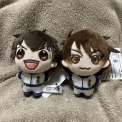 gigo ダイヤのA 沢村栄純＆御幸一也 ぬいぐるみマスコット 2種セット