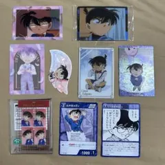 名探偵コナン 江戸川コナン ステッカー 証明写真風アクリルカード 関連まとめ売り