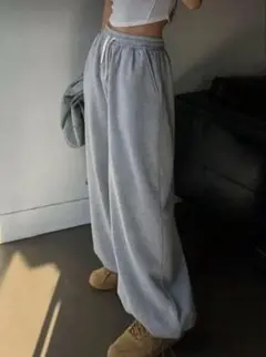 スウェット グレー M レディース メンズ