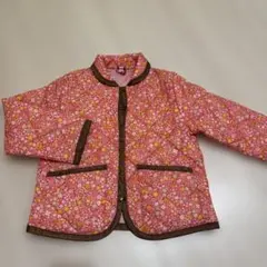 花柄　キルティング　中綿　アウター　ジャケット