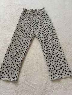しまむら ダルメシアン柄 リブパンツのサムネイル