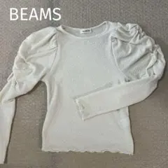 【美品】BEAMSビームス アイボリー トップスのサムネイル