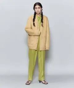 roku モヘアシャギーカーディガン