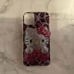 ハローキティ ストーン装飾 iPhoneケース