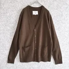 アーバンリサーチ Vネック ニット カーディガン ブラウン 40 メンズ M