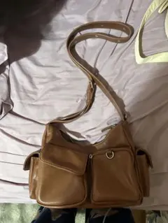 ニコアンド ショルダーバッグ 茶色