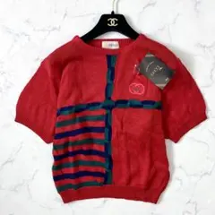 新品 GUCCI ヴィンテージサマーニット GG シェリーライン オールドグッチのサムネイル