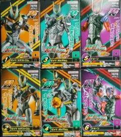 ①~⑥【ゼッツ】装動仮面ライダーゼッツ AGT4 Feat.　6種セット
