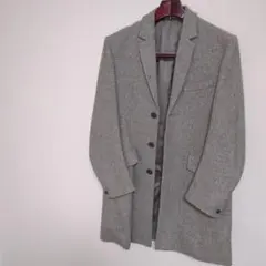 グレー チェスターコート