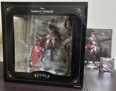 ツイステ　リドル・ローズハート　1/8フィギュア　缶バッジ、特製ポストカード付き