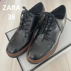 ZARA 厚底ローファー　36サイズ