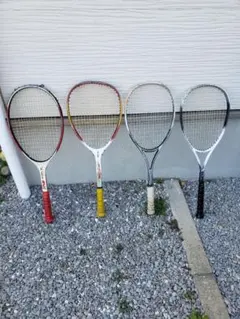 テニスラケット4個まとめ売り❗️