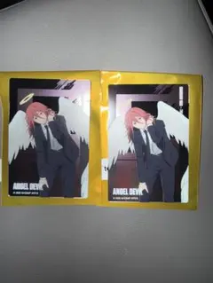 あ*望様 チェンソーマン　天使の悪魔　トレーディングメタルカード　2枚セット