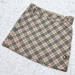 美品✨ バーバリー ブルーレーベル ノバチェック ミニスカート