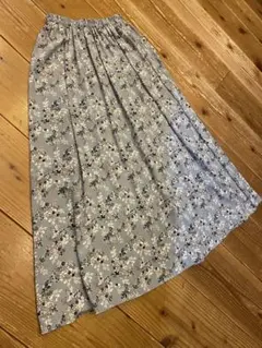 COLZA 花柄ロングスカート