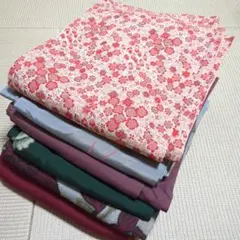 5697 ちょいアンティーク着物まとめ売り6着！リメイク•お稽古用など☆のサムネイル