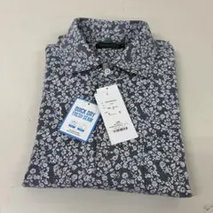 新品未使用 GIM メンズ ポロシャツ 花柄 クイックドライ Mサイズのサムネイル