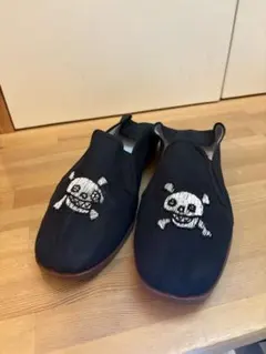 LET'S功夫 KANFUSHOES カンフーシューズ スカル ブルーナボイン