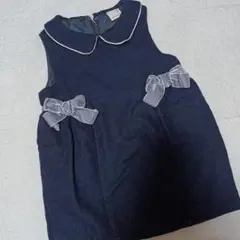 プティマイン☆80ワンピース　ネイビー