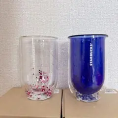 STARBUCKS ホリデー 2024 ダブルウォール耐熱グラス 296ml