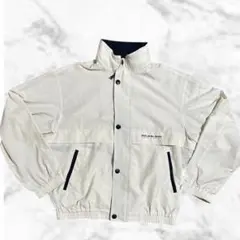 ホワイト ナイロンジャケット