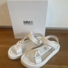 お値下げ　MM6 Maison Margiela ホワイト サンダル　38のサムネイル