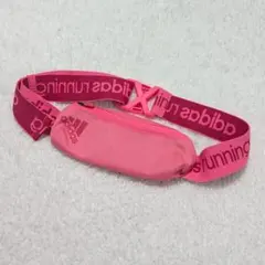 adidas ランニング ウエストポーチ ピンク