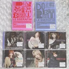 ルセラフィム　通常盤10枚セット 初回プレス　未開封 LE SSERAFIM FEARLESS 通常盤 CD 未開封 トレカ フォト ポスト