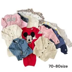 女の子向け　冬服　70~80サイズ前後　14点セット まとめ売り