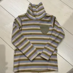 Samansa Mos2 ストライプ タートルネック 95