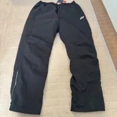YONEX ブラック ウォームアップパンツ