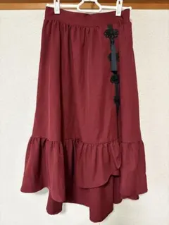 axes femme チャイナ釦ラッフルスカートのサムネイル