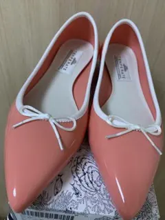 テンパレイト　レインシューズ　フラットパンプス