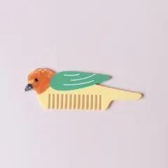 小鳥のヘアコーム◆くし櫛動物インコ