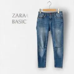 a0252Y【ZARA BASIC/ザラベーシック】スキニーデニム Z1975