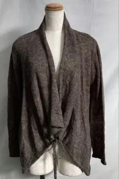 T843K レディースカーディガン 茶 秋 M ニコアンド 1/10