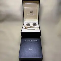 ALFRED DUNHILL カフス タイピン セット ゴールド